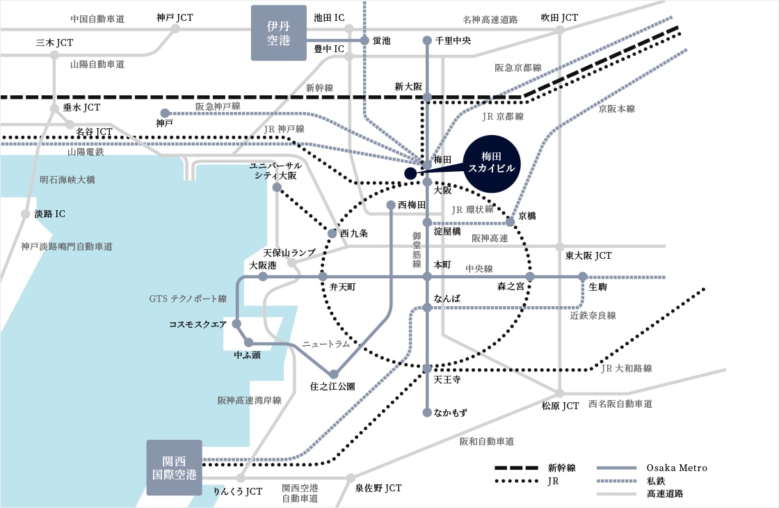 空港からのアクセス