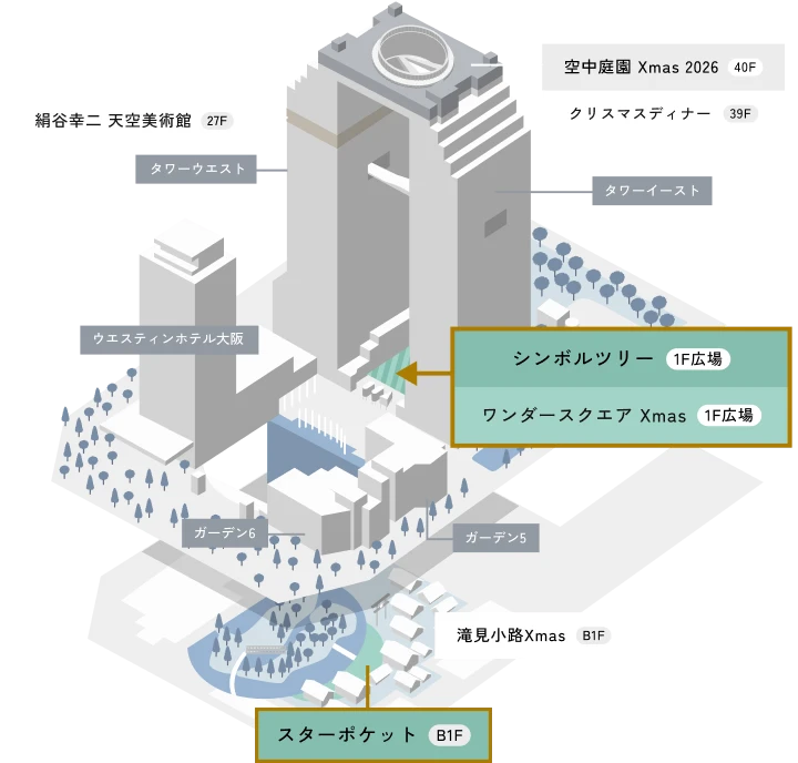梅田スカイビル マップ
