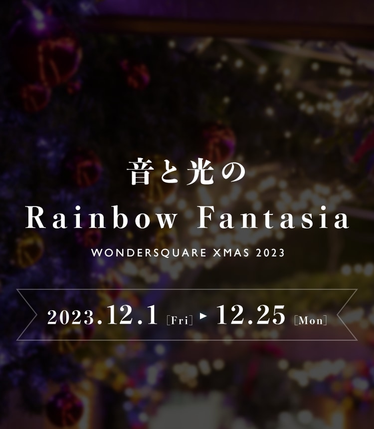 ワンダースクエア Xmas 2023.12.1[Fri] - 12.25[Mon]